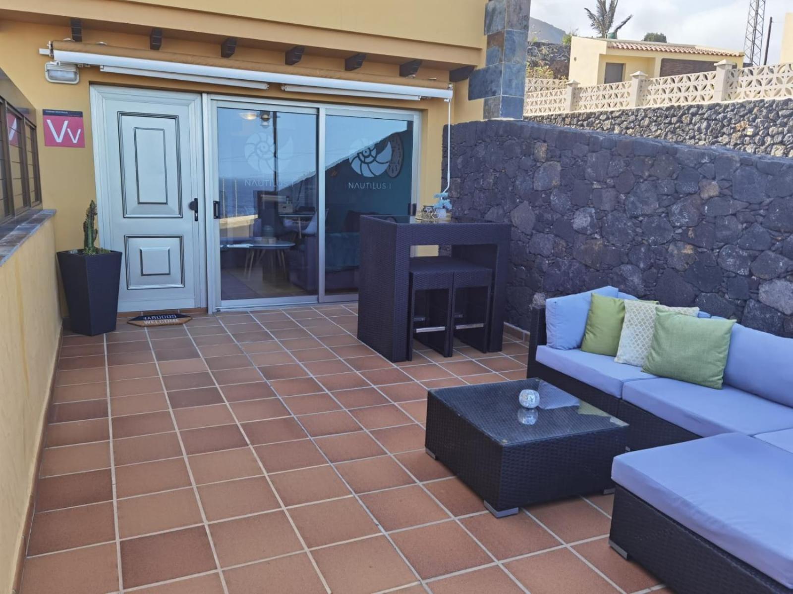 Appartamento Nautilus I: Casa Con Terraza Y Vistas Al Mar La Caleta  Esterno foto