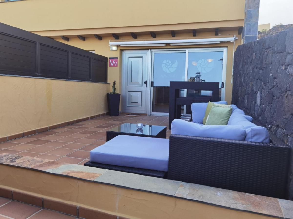 Appartamento Nautilus I: Casa Con Terraza Y Vistas Al Mar La Caleta  Esterno foto